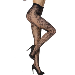 Sexy de alta calidad diseño Anti-gancho de rejilla pantalones de las medias de <span class=keywords><strong>malla</strong></span> Jacquard apretado - Product Image 1