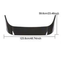 Aileron de coffre arrière en fibre de carbone GR pour Toyota Supra A90 Coupé 2 portes 2019-2021