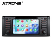 Lecteur multimédia automobile Android 16 XTRONS 7 pouces CD/DVD pour BMW Série 5 E39/M5 4+64 Go AKM DSP CarPlay Android Auto Amplificateur RDS