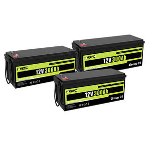 بطارية ليثيوم فوسفات الحديد 12 فولت 300 أمبير ساعة ذات دورة طويلة للغاية مع نظام إدارة البطارية الذكي للمركبات الترفيهية والأنظمة الشمسية - Product Image 1