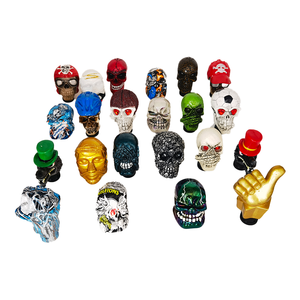 車の変更されたユニバーサルパーソナライズされた風変わりなギアノブスカルボブルシフトノブスティックノブ - Product Image 1