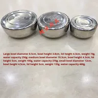 Bol à riz en acier inoxydable personnalisé de style coréen, écologique, avec couvercle, pour la cuisson à la vapeur et le kimchi, pour utilisation en cuisine de restaurant