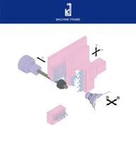 Tour CNC à lit plat léger à 5 axes à double broche JIANKE MR32-5II avec commande Syntec haute précision