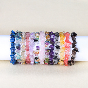 Pulseira De Pedra De Cristal Opalita Chips Pulseira De Cura De Cristal Reiki Chakra Pedra Pulseiras - Product Image 6
