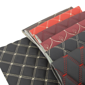 Tapicería de cuero sintético para asientos de coche, Material de cuero sintético para sofás, rollo de <span class=keywords><strong>tela</strong></span> de <span class=keywords><strong>polipiel</strong></span> - Product Image 4