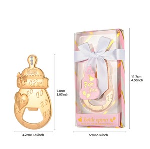 Cadeaux de baptême, souvenir, <span class=keywords><strong>cadeau</strong></span> de bienvenue pour bébé, ouvre-bouteille en métal pour biberon, ouvre-bouteille de bière pour cadeaux de fête prénatale - Product Image 6