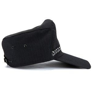 Gorras de Béisbol Monocromáticas de 6 Paneles para Entrenamiento de Seguridad, al por Mayor, de Poliéster/Algodón Negro, Unisex, para las Cuatro Estaciones - Product Image 4