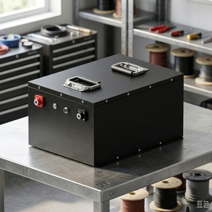 Batería de ciclo profundo LiFePO4 de 12V 200Ah con caja y doble asa para RV, barco, carrito de golf, sistema solar fuera de la red, <span class=keywords><strong>Vanlife</strong></span> - Product Image 3