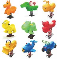 Jouet à ressort pour enfants, d'extérieur/d'intérieur, en forme de voiture tout-terrain, balançoire à ressort en plastique, équipement de divertissement pour aire de jeux