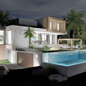 Villa Préfabriquée Clé en Main Maison de Luxe Moderne Villas de Luxe Préfabriquées Petites Maisons Préfabriquées Villas en Acier Léger 5 Chambres - Product Image 4