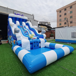 Grand toboggan <span class=keywords><strong>gonflable</strong></span> commercial à <span class=keywords><strong>louer</strong></span>, toboggan aquatique <span class=keywords><strong>gonflable</strong></span> commercial humide et sec - Product Image 6