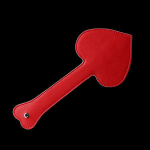 M-P4004 Paleta de Cuero en Forma de Corazón para Principiantes, Segura para el Cuerpo, para Juegos de Rol BDSM - Product Image 5