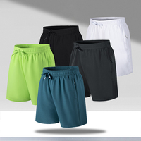 Pantalones Cortos Deportivos Personalizados de Secado Rápido y Transpirables para Baloncesto, con Bolsillo con Cremallera y Cintura Elástica, para Hombre