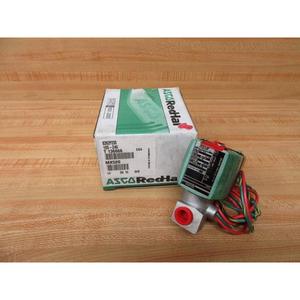 Vanne solénoïde à 2 voies Asco Red Hat 8262P230 1/4 po NPT pour le contrôle des fluides à température normale - Product Image 1