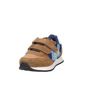 Sun68 Baskets pour enfants Z45314B Marron Bleu Fermeture Velcro Chaussures décontractées - Product Image 2