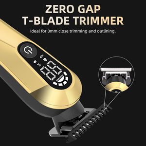 Nueva Cortadora <span class=keywords><strong>de</strong></span> Pelo Profesional para Barbería, 8800 RPM, Recargable, Cuchillas <span class=keywords><strong>de</strong></span> Acero Inoxidable, Pantalla LCD, para Uso en Salón y Hogar - Product Image 2