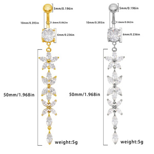 <span class=keywords><strong>Piercing</strong></span> de <span class=keywords><strong>nombril</strong></span> Gaby <span class=keywords><strong>Long</strong></span> Dangle Butterfly en zircon, anneau de <span class=keywords><strong>nombril</strong></span> en acier inoxydable, bijoux de <span class=keywords><strong>piercing</strong></span> pour femmes - Product Image 2