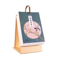 Fabricant chinois de calendriers de bureau personnalisés 365 jours, calendriers de l'avent en carton, impression photo