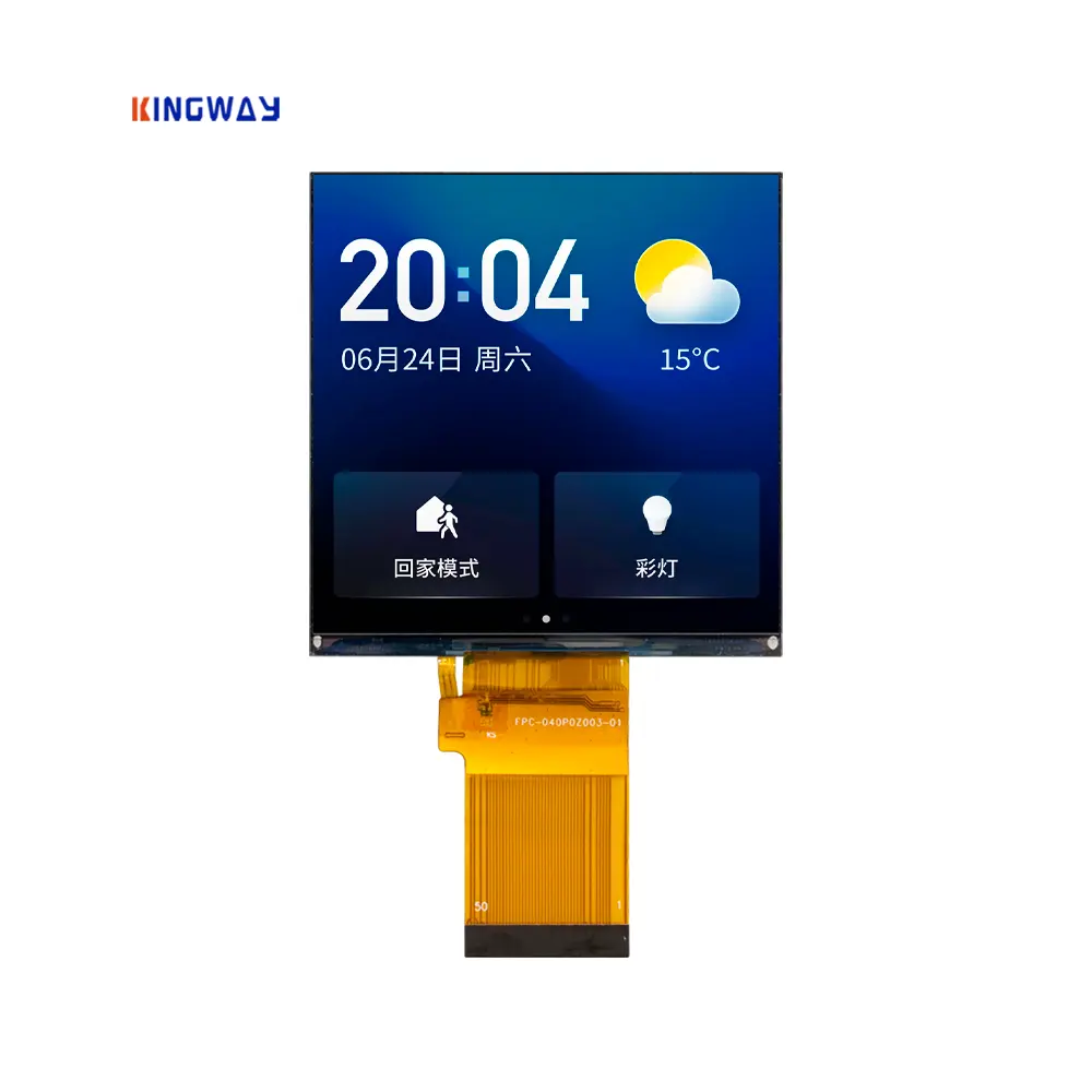 3.97 pollici IPS 480x480 720x720 tft pannello personalizzato MIPI RGB interfaccia modulo display 4 pollici quadrato schermo lcd per la casa intelligente