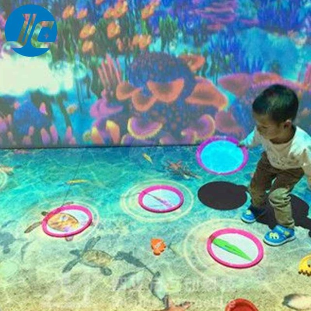 Large Playground Will Play Project Sand Pool Interactive Projector Children Game Floor Interactive Projection Projector