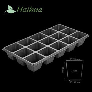 Plateau de semis en <span class=keywords><strong>PVC</strong></span> biodégradable pour serre agricole plateau de pépinière en plastique réutilisable pour les cultures de fleurs de plantes - Product Image 3