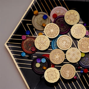 Cabeza de sello de cuenta de mano para estudiante, estrella de seis puntas, serie de <span class=keywords><strong>formación</strong></span> mágica, gran oferta - Product Image 2