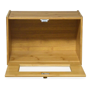 Bamboo Bread <strong>Box</strong>, Kitchen Countertop Bread Storage <strong>Box</strong>, Transparent Visible Dust-proof Bread Storage <strong>Box</strong> - Product Image 4