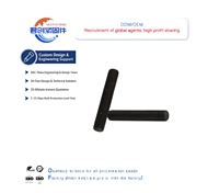 Black Finish Carbon Steel DIN975 & DIN976 B7 L7 Left-Handed Stud Bolt Metric System Zinc-Threaded Rods 8.8/10.9/12.9
