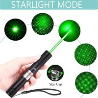 Grüner/Roter Laserpointer mit Großer Reichweite, Hochleistungs-Aufladbarer Laserpointer für Wandern, Präsentationen & Outdoor-Einsatz
