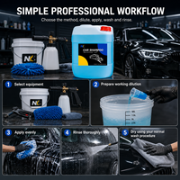 Shampooing auto haute concentration pour canon à mousse, lavage en seau et pulvérisateur à pompe – Nettoyage professionnel de l'extérieur des véhicules