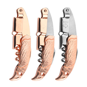 Factory direct wholesale of rose gold plated bottle <b>openers</b>, multi-functional wine <b>openers</b>, and stainless steel beer <b>openers</b>; - Product Image 3