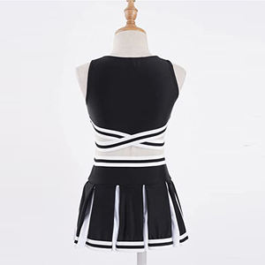 Vêtements de sport de haute qualité, logo personnalisé OME, impression numérique, 100% polyester, ensembles d'uniformes de cheerleading pour filles et femmes, vente chaude - Product Image 4