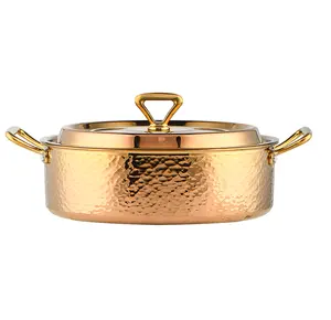 Industrial 3 Layers Dining Room Anti-scald Hot Conduct Quick Convenient Milk Pot Soup Pot Casserole Food Serving Hot Pot