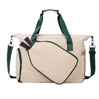 Sac de sport pour pickleball, sac à bandoulière de grande capacité, sac pour raquette de badminton, compartiment à chaussures indépendant, étanche