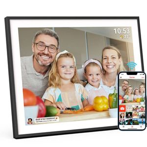 Cadre <span class=keywords><strong>photo</strong></span> numérique NO 1 Frameo, fabrication de qualité supérieure, 19 pouces, format 4:3, ratio d'or, montage mural, stockage 64 Go, cloud, wifi - Product Image 2