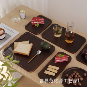 Bamboo Serving Trays Rectangular Natural Wood For <b>Tea</b> <b>Coffee</b> Hotel Use - Product Image 4