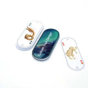 Sublimation de logo personnalisé PVC Kem Jeu de cartes à jouer 100% <span class=keywords><strong>Fournier</strong></span> en plastique pour divertissement familial - Product Image 4