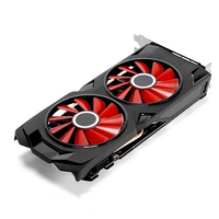 Used RX580 8GB 256bit DDR5 GDDR5 Graphics Card with Dual Fans for Desktop Gaming PCI Express DP+HD Output 180W 1450MHz
