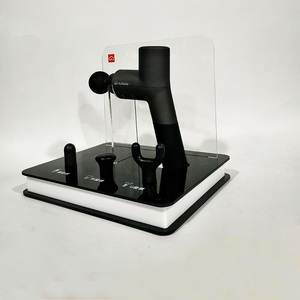 Support d'affichage pour pistolet de massage à lumière LED de style moderne, éco-responsable, acrylique de luxe, étagère à marches personnalisée, comptoir de vente au détail - Product Image 1