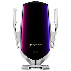 Bộ Sạc Không Dây R1 R2 R3 <span class=keywords><strong>R9</strong></span>, Giá Đỡ Điện Thoại Trên Xe Hơi Cảm Ứng QI Tự Động Kẹp Cho IP X XS Sam 1 + - Product Image 4