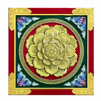Plaque de plafond en aluminium haute sécurité ignifuge pour la construction de salles de prière et de temples sacrés