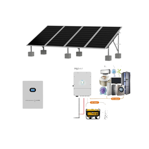 Sistemas Fotovoltaicos Completos, Kits Solares de 10Kw, 20Kw, 30Kw, Montaje en Techo, Almacenamiento de Energía Híbrido para el Hogar SE-HY - Product Image 4