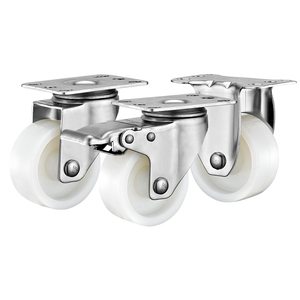 75Mm 100Mm 125Mm Middelzware Roestvrijstalen Nylon Wielen Industriële <span class=keywords><strong>Trolley</strong></span> Wielen - Product Image 2