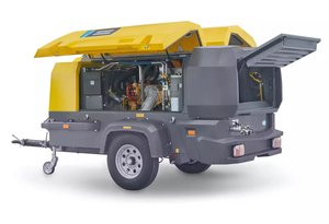 Compresseur d'air <span class=keywords><strong>mobile</strong></span> à moteur diesel Atlas Copco X-Air 370cfm 203psi, état neuf, portable, lubrifié pour les industries minières - Product Image 4