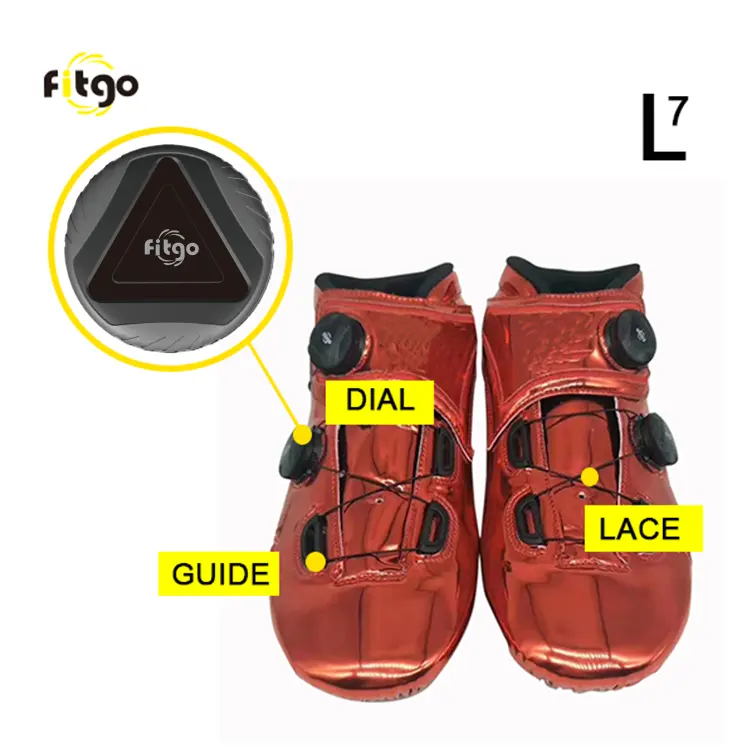 Fitgo Quick Easy Tighten And Release Fitgo Dials Lacing System For Speed Skating Shoes