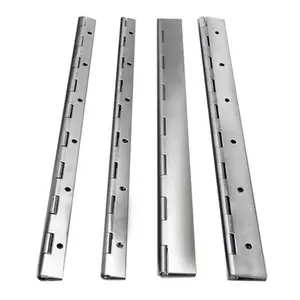 Hing Fournisseur Meubles En Acier Inoxydable/Aluminium Continu Piano Charnière Longues Charnières De Porte Pour Cabinet Piano Boîte À Bijoux