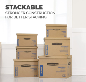 كبيرة تتحرك صناديق (6 حزمة) 20x20x15-inches التعبئة صندوق كرتون - Product Image 6