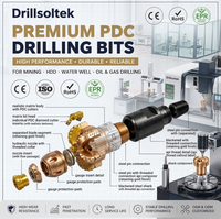 Высокопроизводительные долота PDC Drillsoltek 2026 с алмазными резцами премиум-класса для геологоразведочного бурения и бурения на глубокие скважины