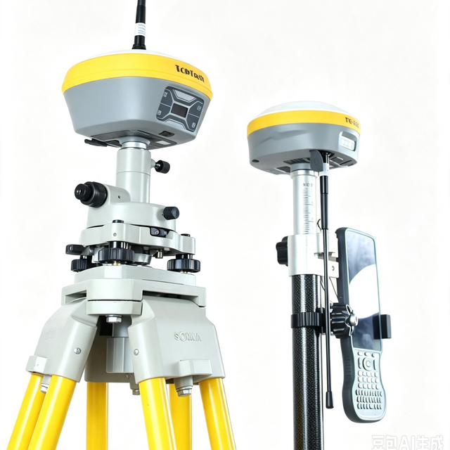 TopTech TK200/TK800 High Precision RTK GNSS Receiver with Multi-Frequency IP68 Rated Bluetooth/WiFi/4G for Land Surveying