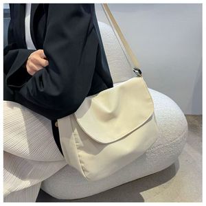 Sac à bandoulière décontracté et simple, couleur unie, multi-usages, grande capacité, style sac messager - Product Image 4